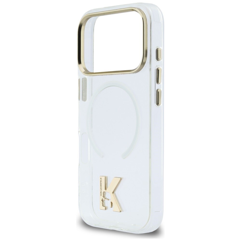 Karl Lagerfeld IML K Head Logo MagSafe-fodral för iPhone 17 Pro - Klar