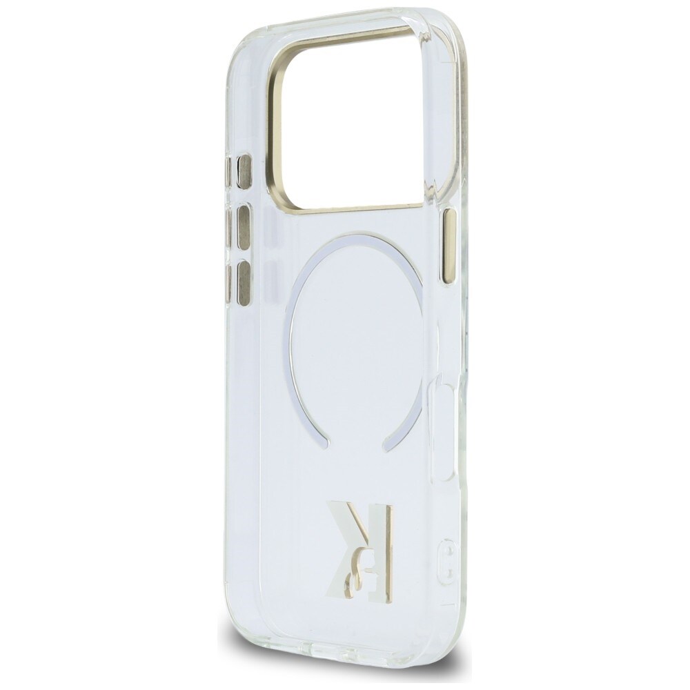 Karl Lagerfeld IML K Head Logo MagSafe-fodral för iPhone 17 Pro - Klar