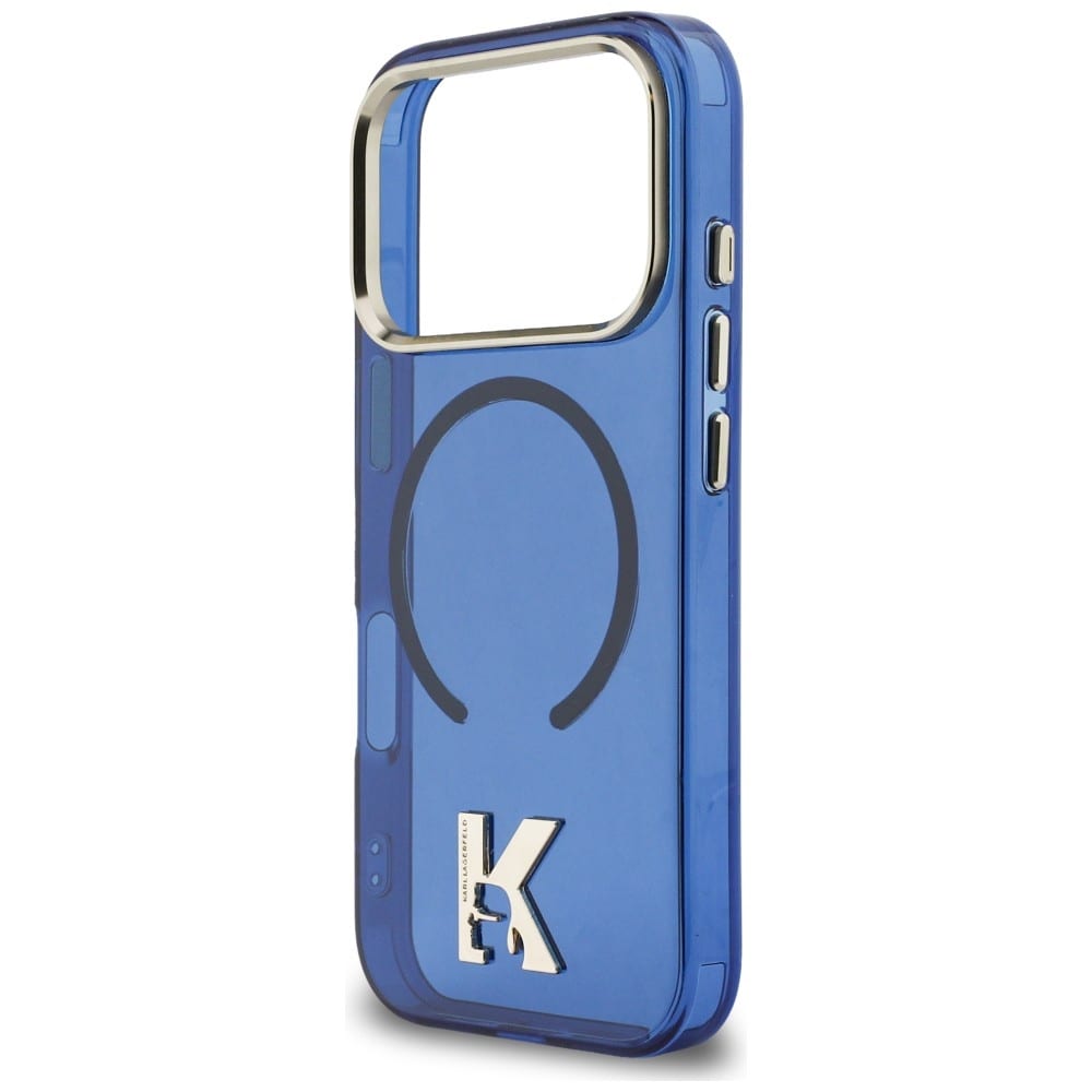 Karl Lagerfeld IML K Head Logo MagSafe-fodral för iPhone 17 Pro - Blå