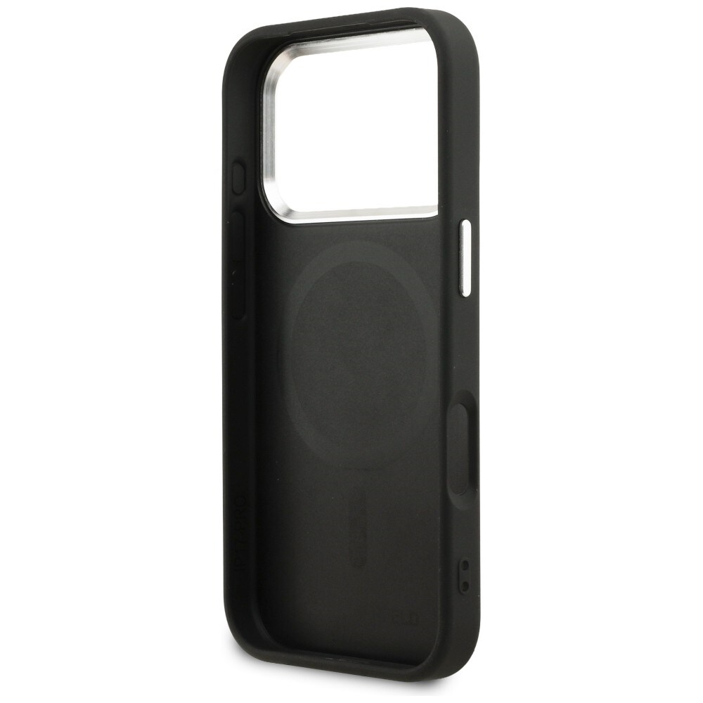 Karl Lagerfeld K Head Point Logo MagSafe-fodral för iPhone 17 Pro - Svart