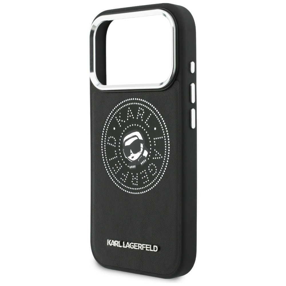 Karl Lagerfeld Point & Karl Sketch MagSafe-fodral för iPhone 17 Pro - Svart