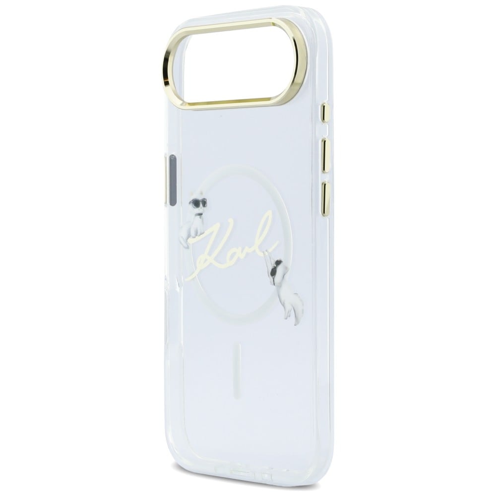 Karl Lagerfeld IML Choupettes Karl Script Logo MagSafe iPhone Air Fodral - Klar
