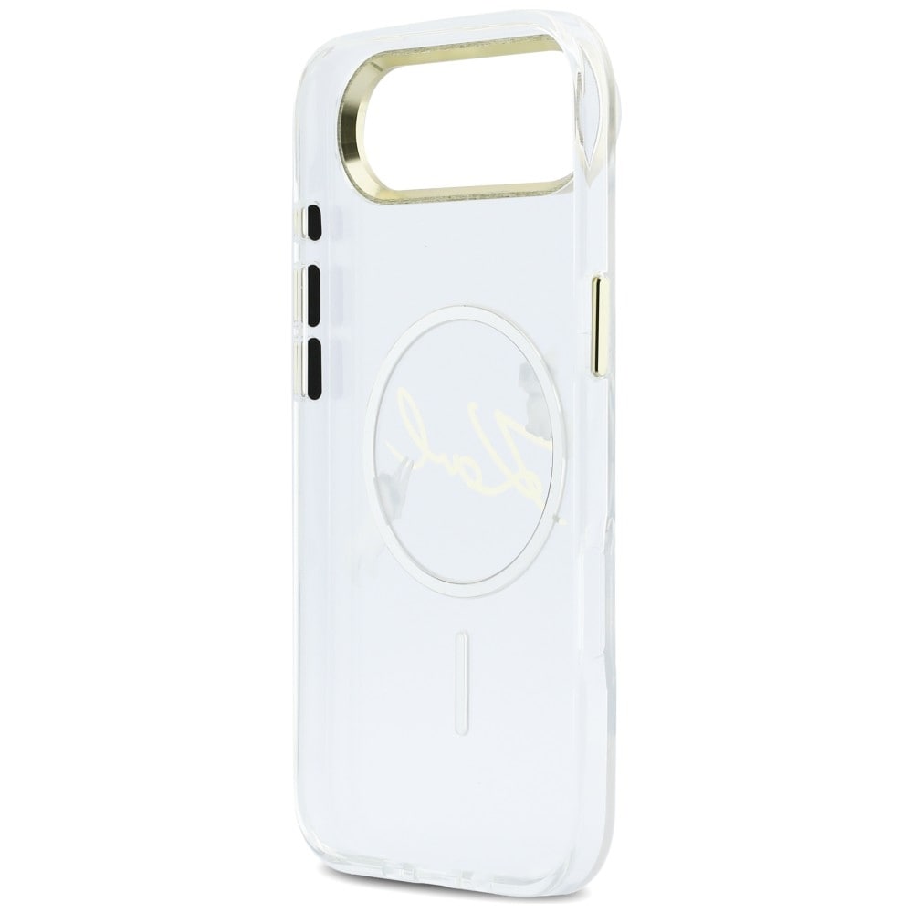 Karl Lagerfeld IML Choupettes Karl Script Logo MagSafe iPhone Air Fodral - Klar