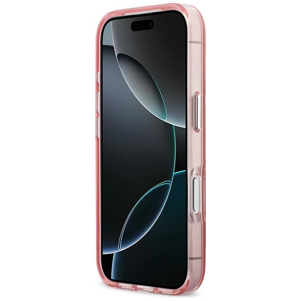 Karl Lagerfeld Karl & Choupette Back MagSafe-fodral för iPhone 17 Pro - Rosa