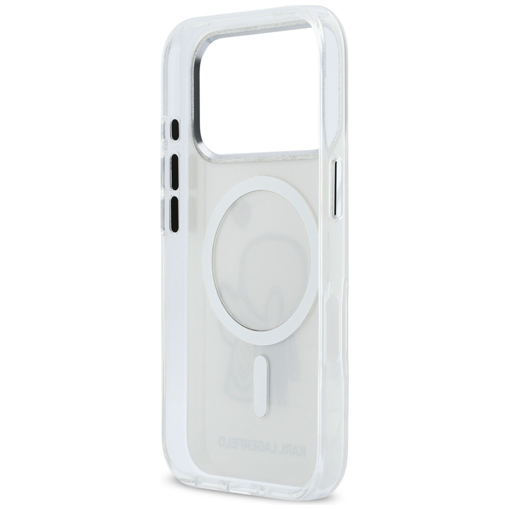 Karl Lagerfeld Karl & Choupette Back MagSafe-etui til iPhone 17 Pro - Klar