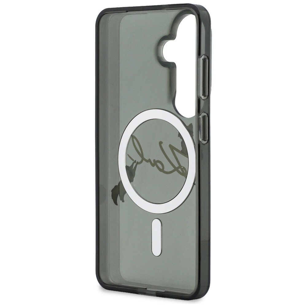 Karl Lagerfeld IML KC Script MagSafe-fodral för Samsung Galaxy S26 Plus - Svart
