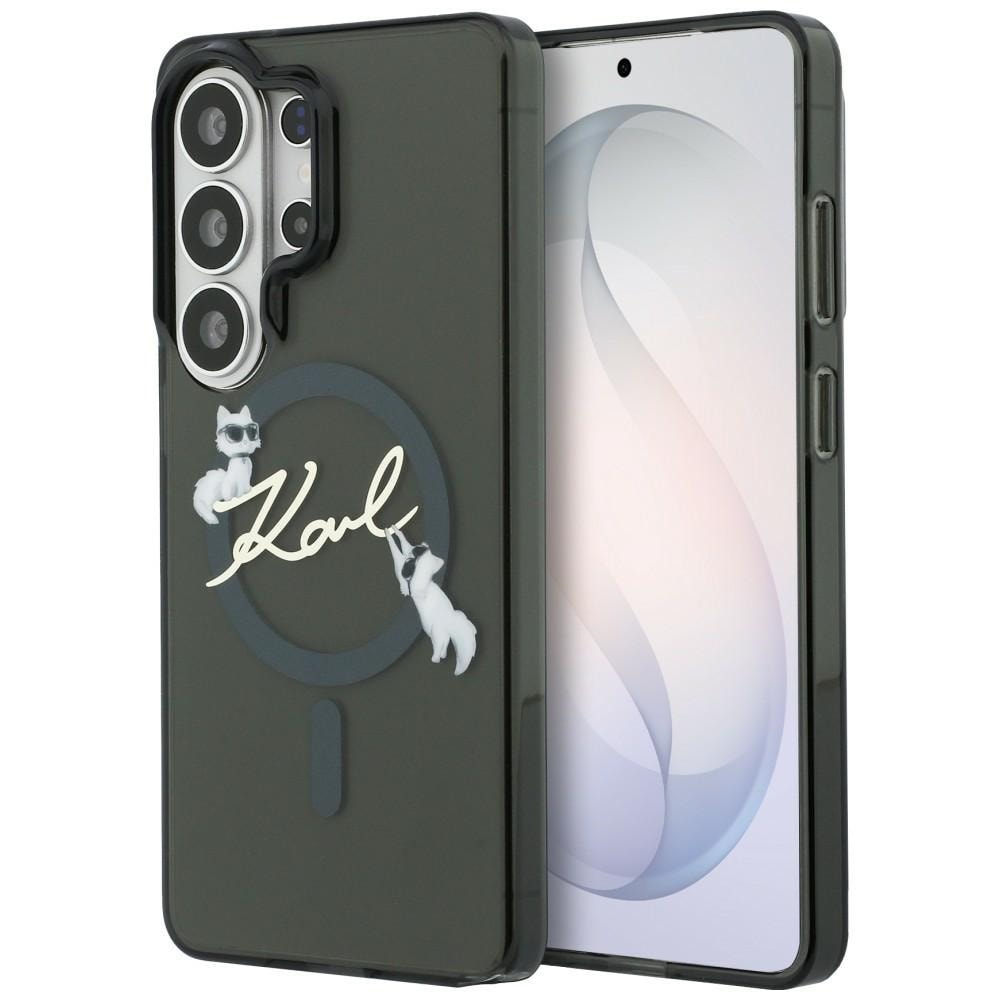 Karl Lagerfeld IML KC Script MagSafe-fodral för Samsung Galaxy S26 Ultra - Svart