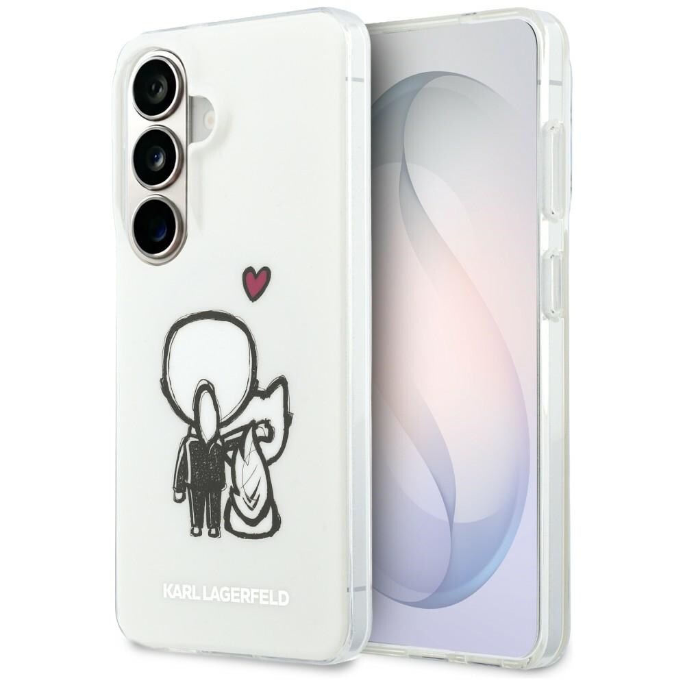 Karl Lagerfeld IML Karl&Choupette MagSafe-fodral för Samsung Galaxy S26 - Transparent