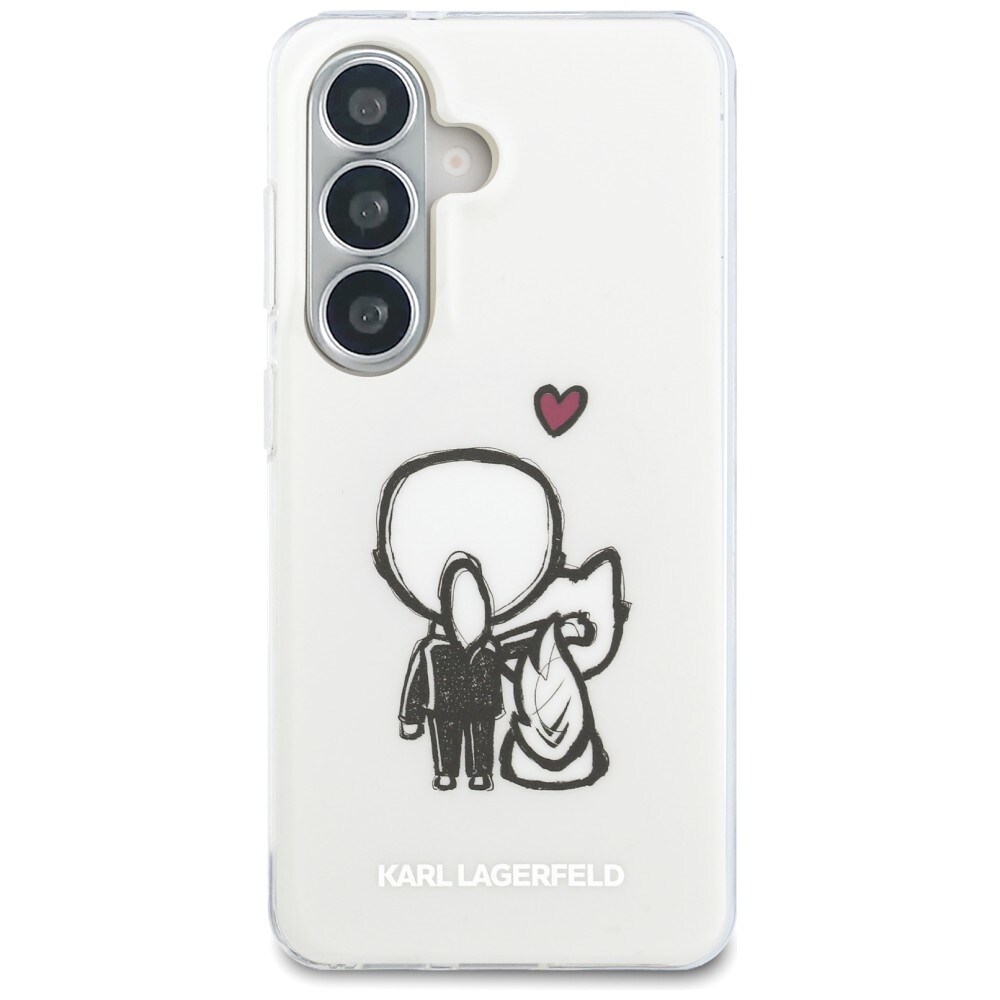 Karl Lagerfeld IML Karl&Choupette MagSafe-fodral för Samsung Galaxy S26 - Transparent