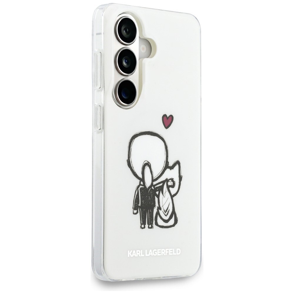 Karl Lagerfeld IML Karl&Choupette MagSafe-fodral för Samsung Galaxy S26 - Transparent