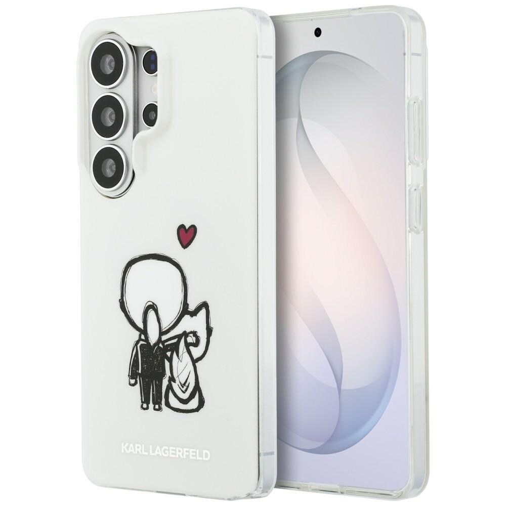 Karl Lagerfeld IML Karl&Choupette MagSafe-fodral för Samsung Galaxy S26 Ultra - Transparent