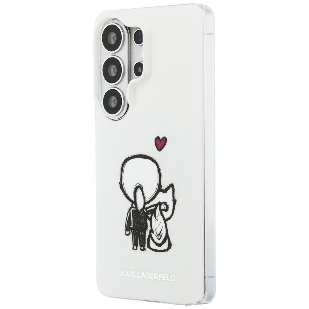 Karl Lagerfeld IML Karl&Choupette MagSafe-fodral för Samsung Galaxy S26 Ultra - Transparent