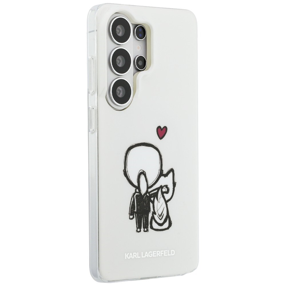 Karl Lagerfeld IML Karl&Choupette MagSafe-fodral för Samsung Galaxy S26 Ultra - Transparent