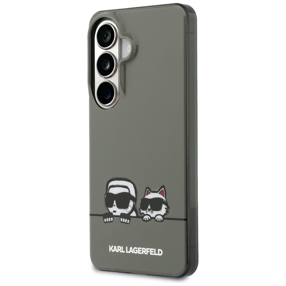 Karl Lagerfeld IML Peekaboo Karl&Choupette MagSafe-fodral för Samsung Galaxy S26 - Svart