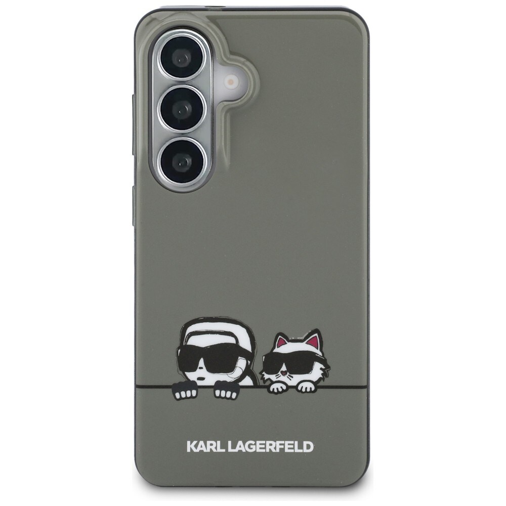 Karl Lagerfeld IML Peekaboo Karl&Choupette MagSafe-fodral för Samsung Galaxy S26 - Svart