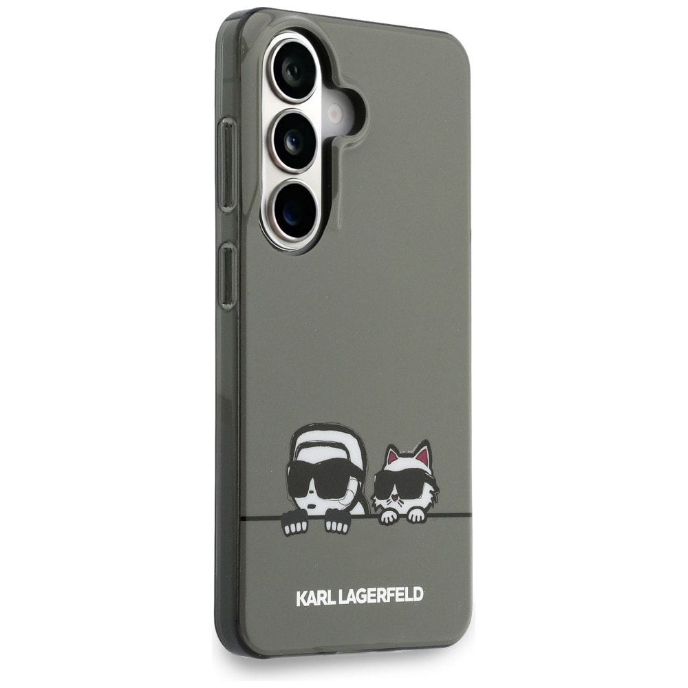 Karl Lagerfeld IML Peekaboo Karl&Choupette MagSafe-fodral för Samsung Galaxy S26 - Svart