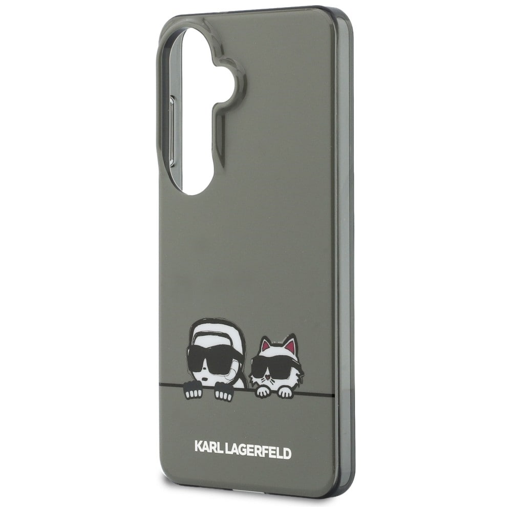 Karl Lagerfeld IML Peekaboo Karl&Choupette MagSafe-fodral för Samsung Galaxy S26 - Svart