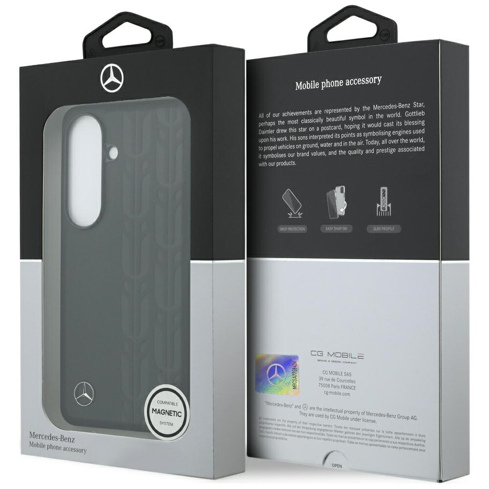 Mercedes Laurel Leaves MagSafe-fodral för Samsung Galaxy S26 - Svart