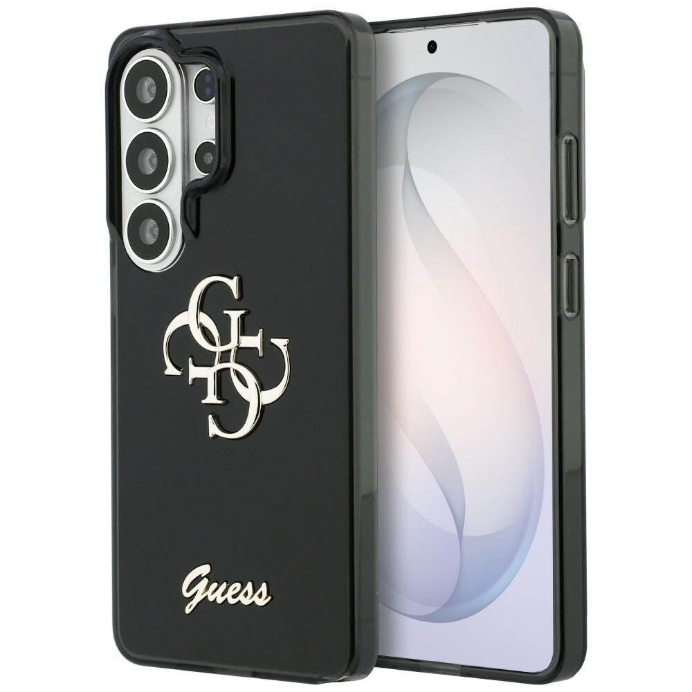 Guess IML Big Metal 4G Script fodral för Samsung Galaxy S26 Ultra - svart