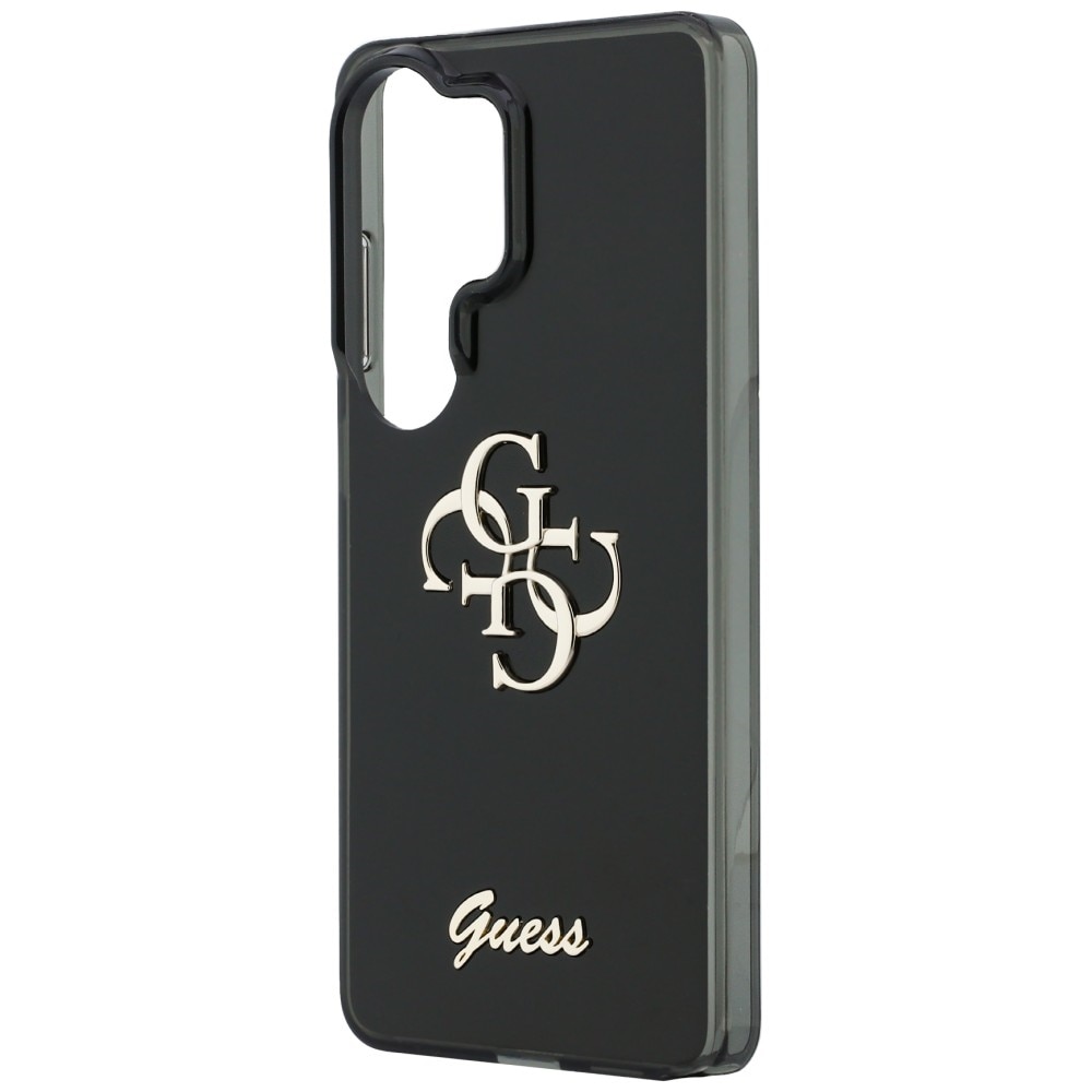 Guess IML Big Metal 4G Script fodral för Samsung Galaxy S26 Ultra - svart