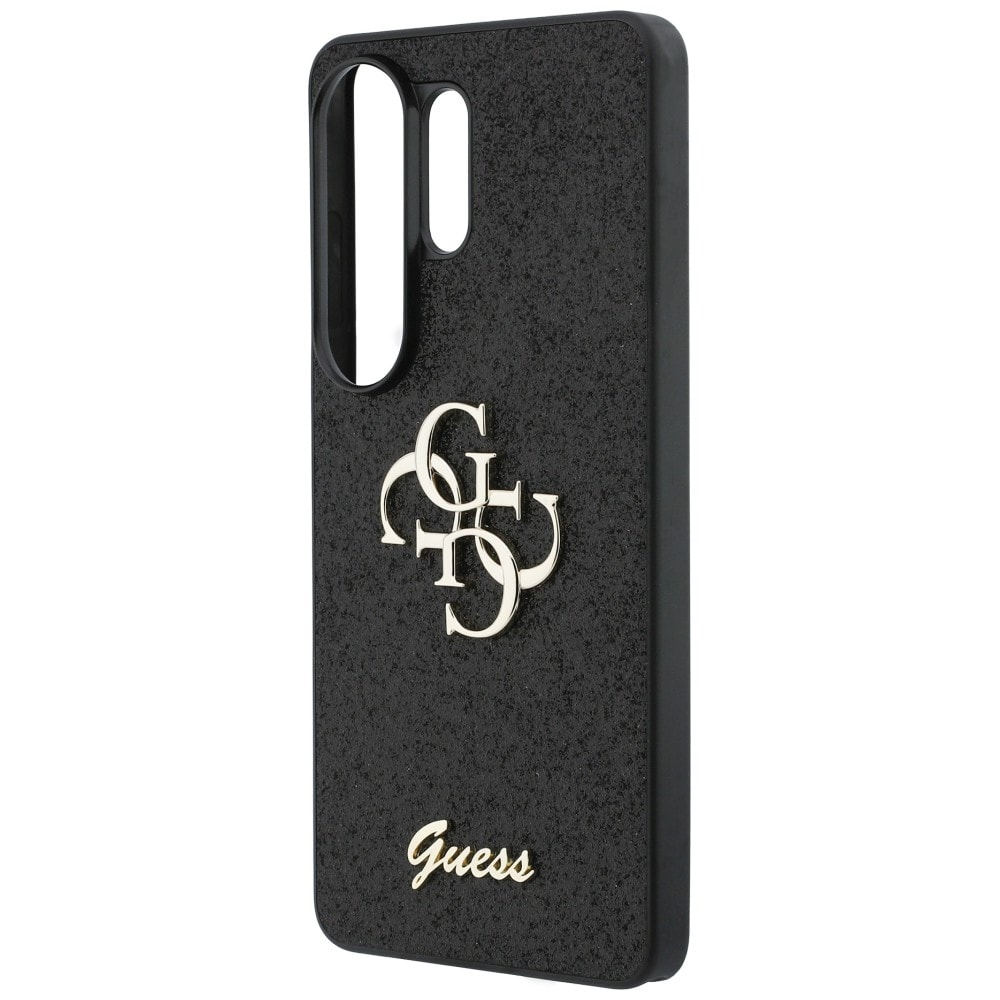 Guess Fast Glitter Big 4G Metal Logo fodral för Samsung Galaxy S26 Ultra - svart