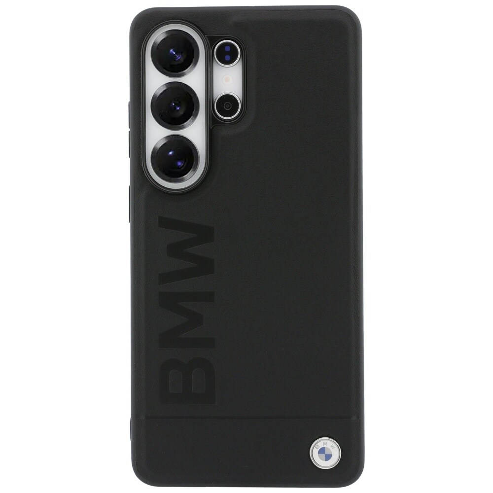 BMW Hot Stamp MagSafe-etui i læder til Samsung Galaxy S26 Ultra - Sort