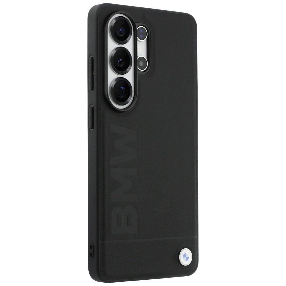 BMW Hot Stamp MagSafe-etui i læder til Samsung Galaxy S26 Ultra - Sort