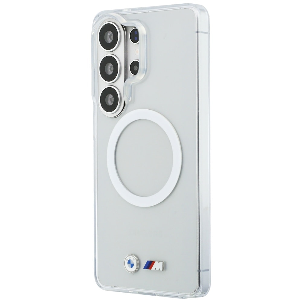 BMW IML Stötsäkert MagSafe-fodral med metallogo för Samsung Galaxy S26 Ultra - Transparent