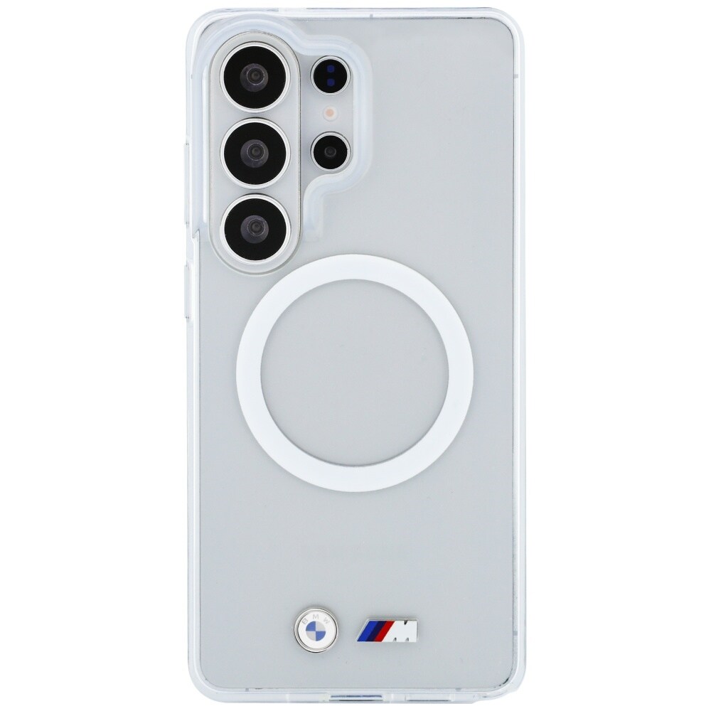 BMW IML Stötsäkert MagSafe-fodral med metallogo för Samsung Galaxy S26 Ultra - Transparent