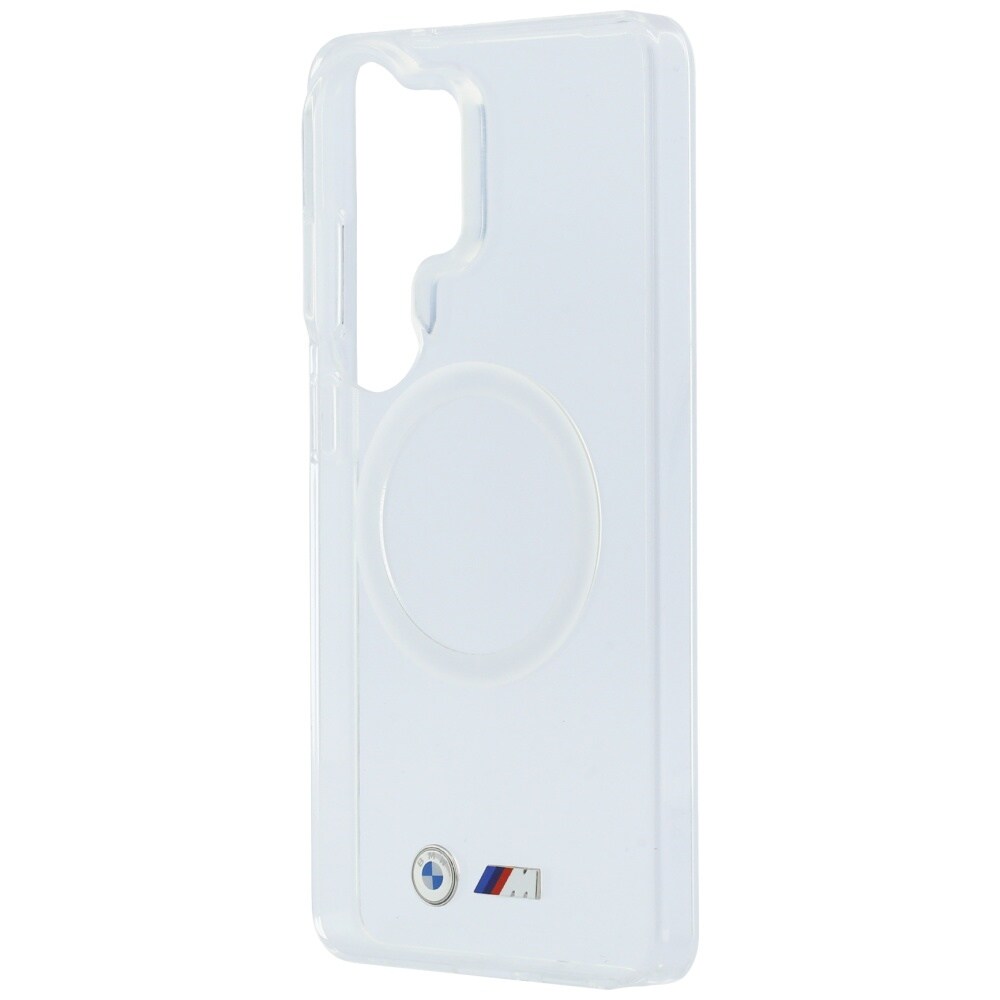 BMW IML Stötsäkert MagSafe-fodral med metallogo för Samsung Galaxy S26 Ultra - Transparent