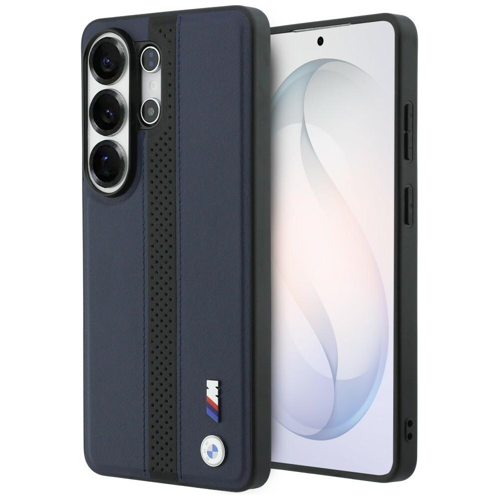 BMW Perforerat MagSafe-fodral med strimmig logotyp för Samsung Galaxy S26 Ultra - Marinblå