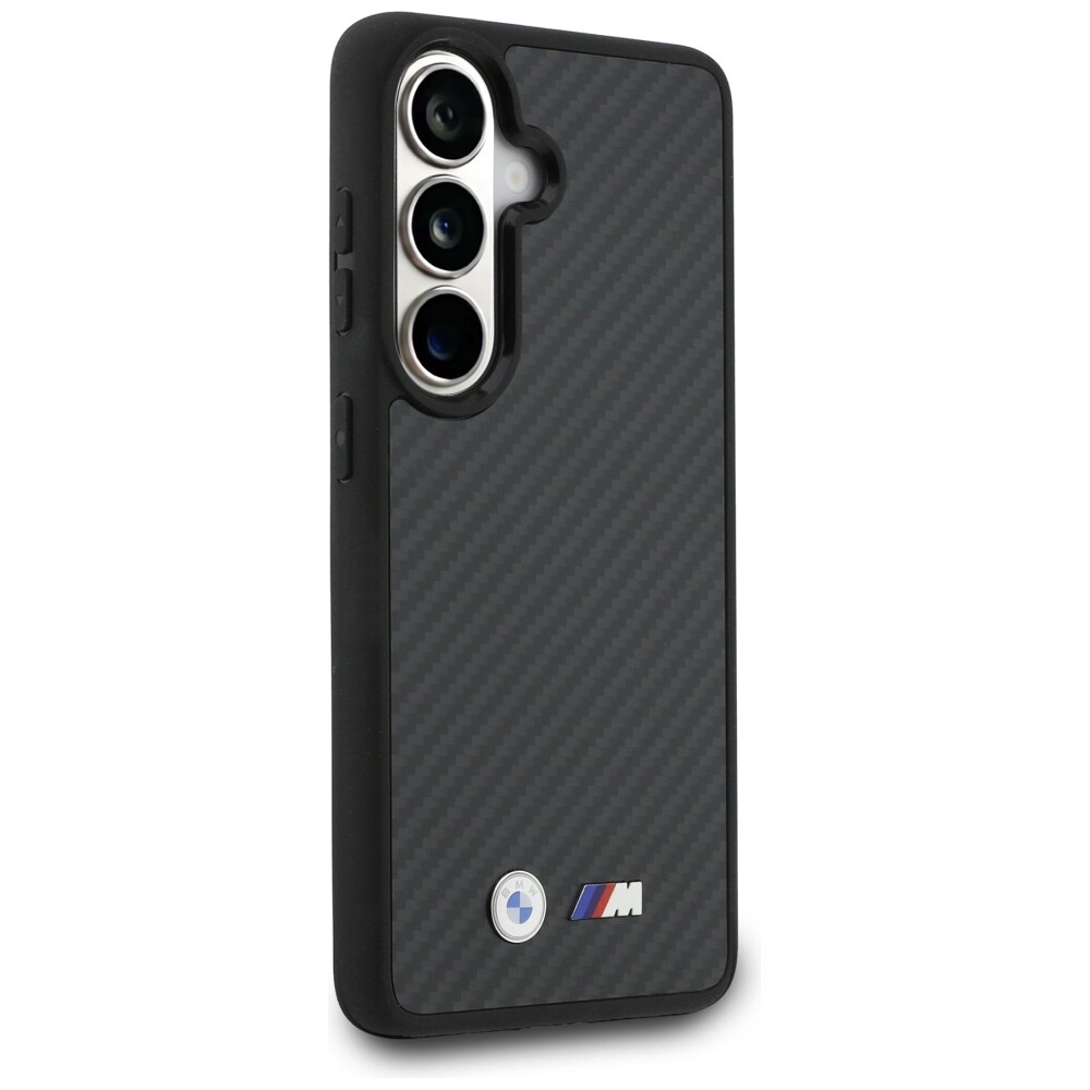 BMW M Kevlar Logo MagSafe-fodral för Samsung Galaxy S26 - Svart