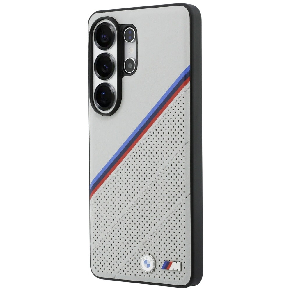 BMW Tricolor MagSafe-fodral med metallogo för Samsung Galaxy S26 Ultra - Grå