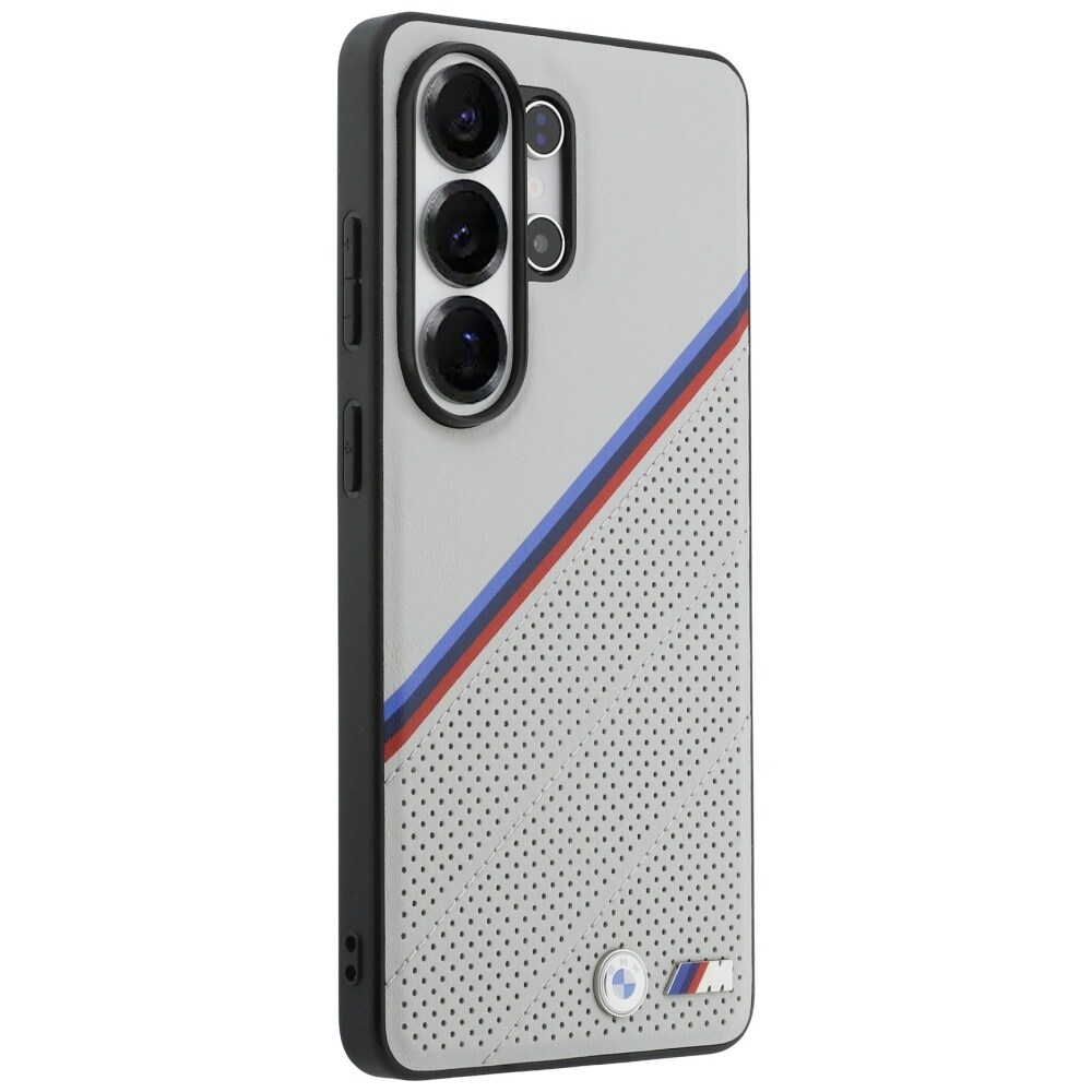 BMW Tricolor MagSafe-fodral med metallogo för Samsung Galaxy S26 Ultra - Grå