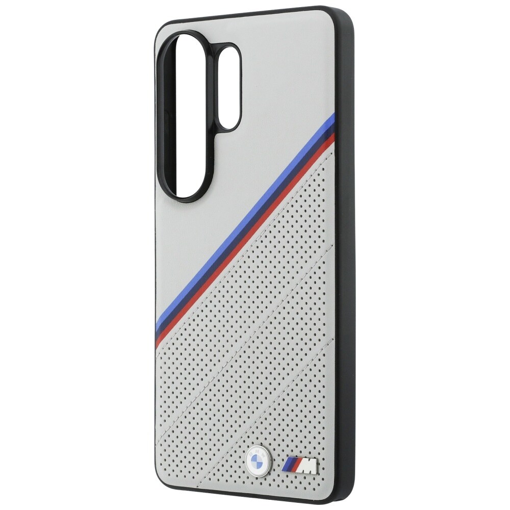 BMW Tricolor MagSafe-fodral med metallogo för Samsung Galaxy S26 Ultra - Grå