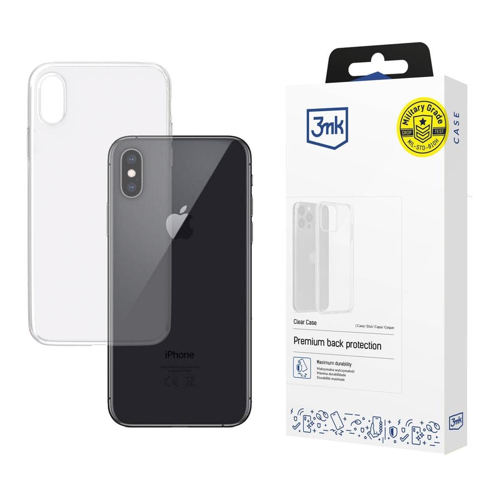 3mk Clear Case för iPhone X - transparent