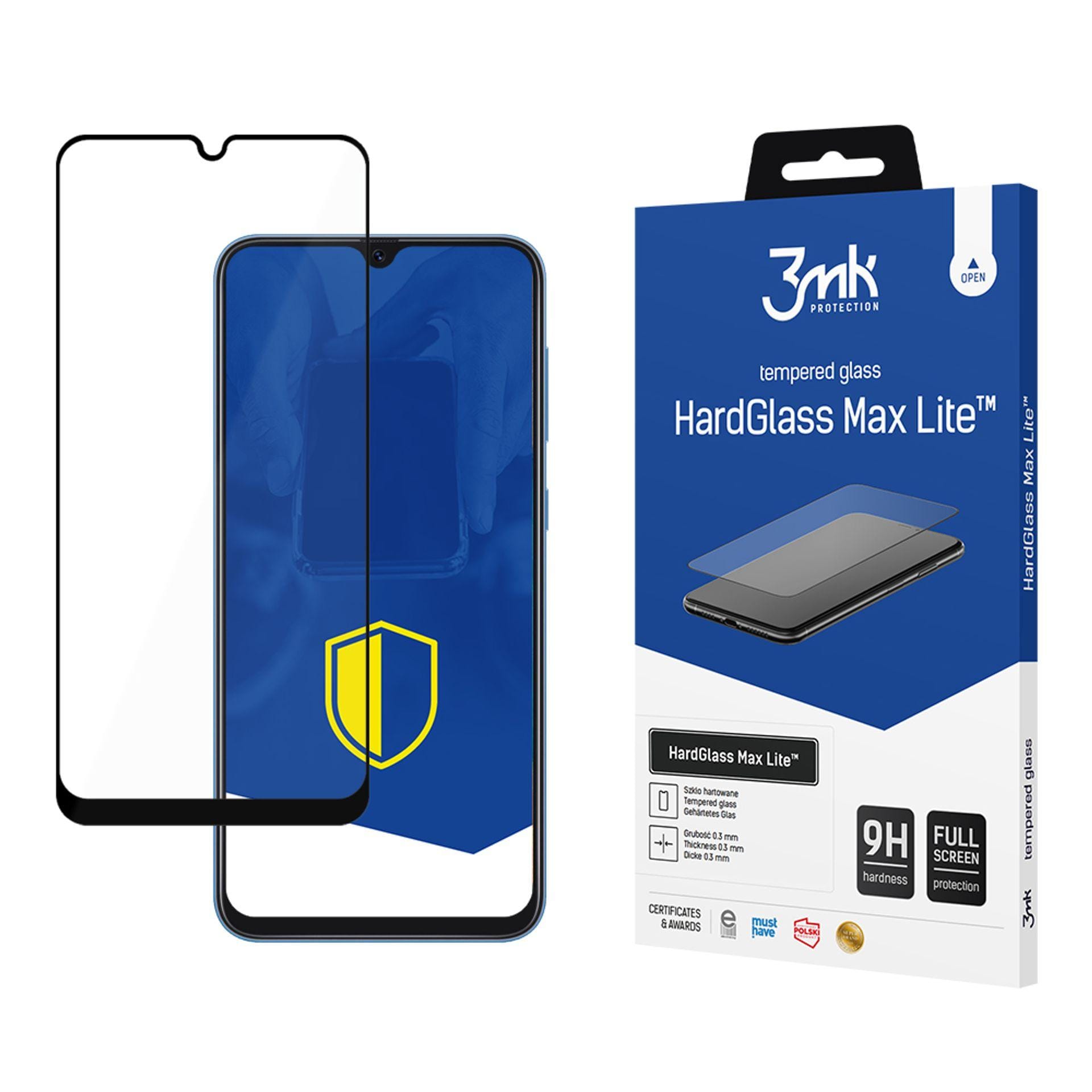 3mk HardGlass Max Lite svart härdat glas för Samsung Galaxy A30