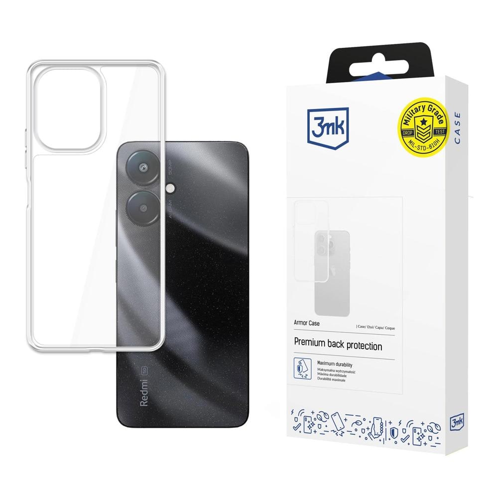 3mk Panseretui til Xiaomi Redmi 13C 5G - Transparent
