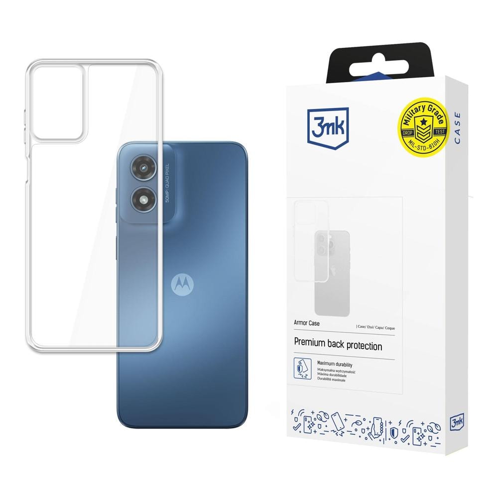 3mk Skyddsfodral för Motorola Moto G Play 2024 - Transparent