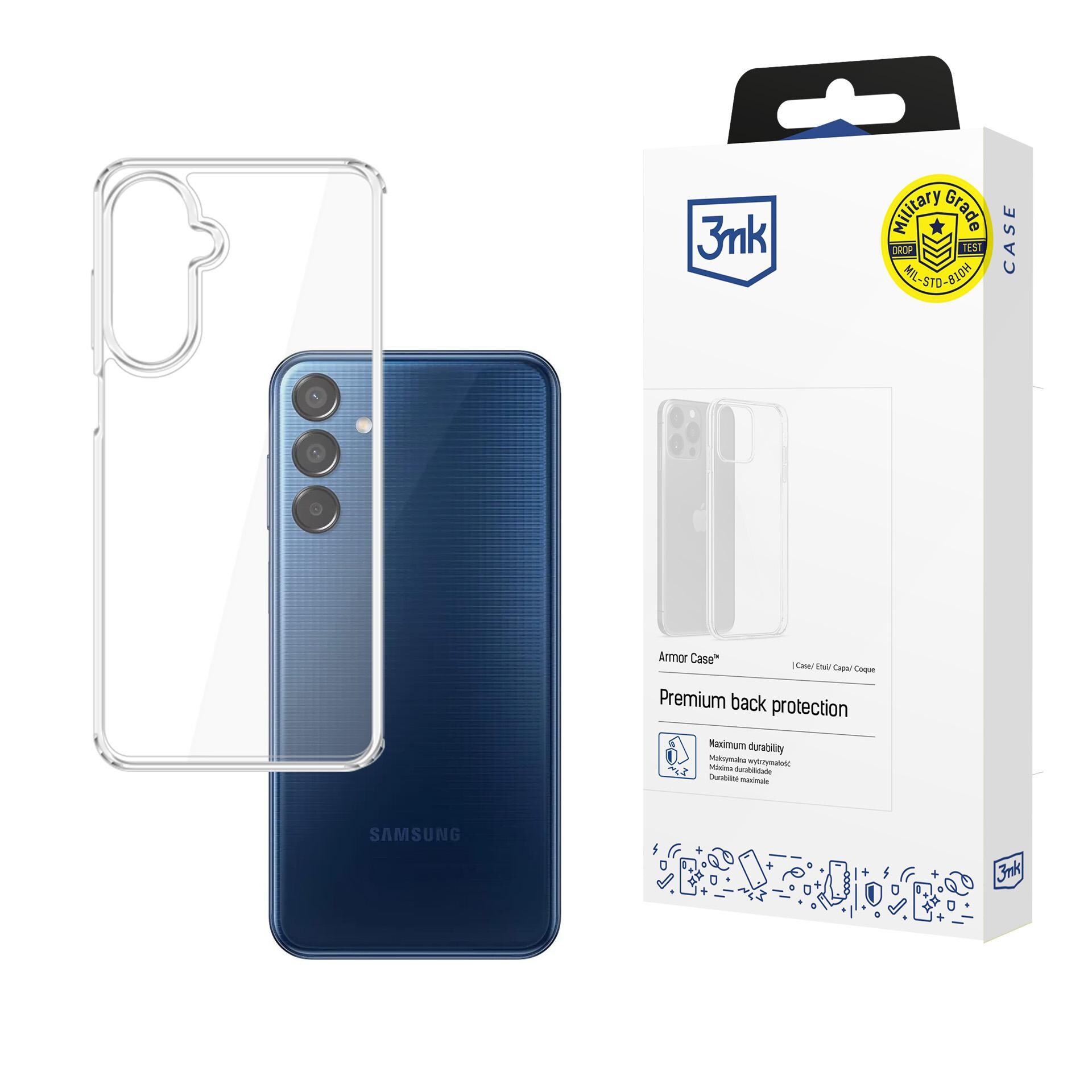 3mk Skyddsfodral för Samsung Galaxy M15 5G - Transparent