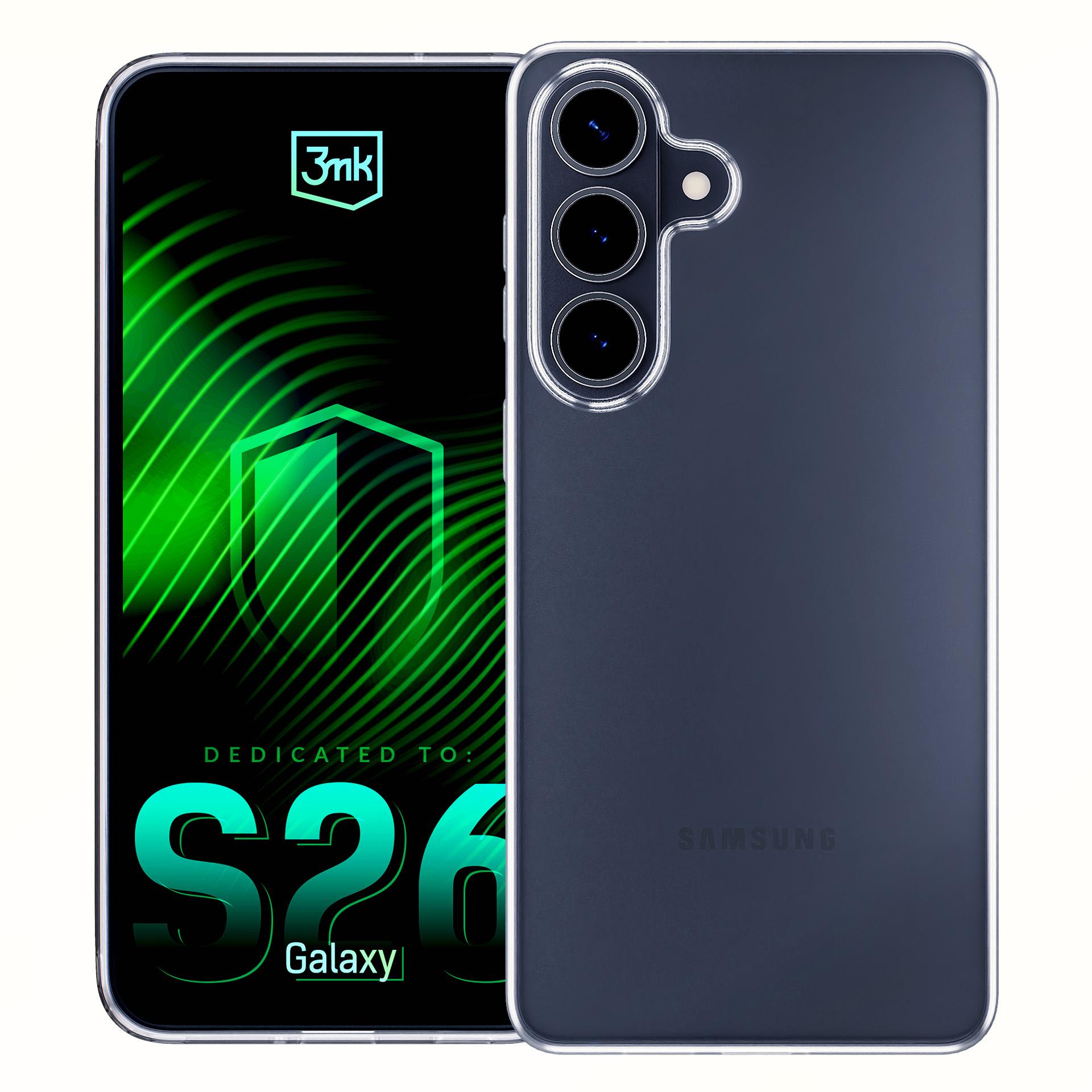 3mk Genomskinligt fodral för Samsung Galaxy S26 - transparent