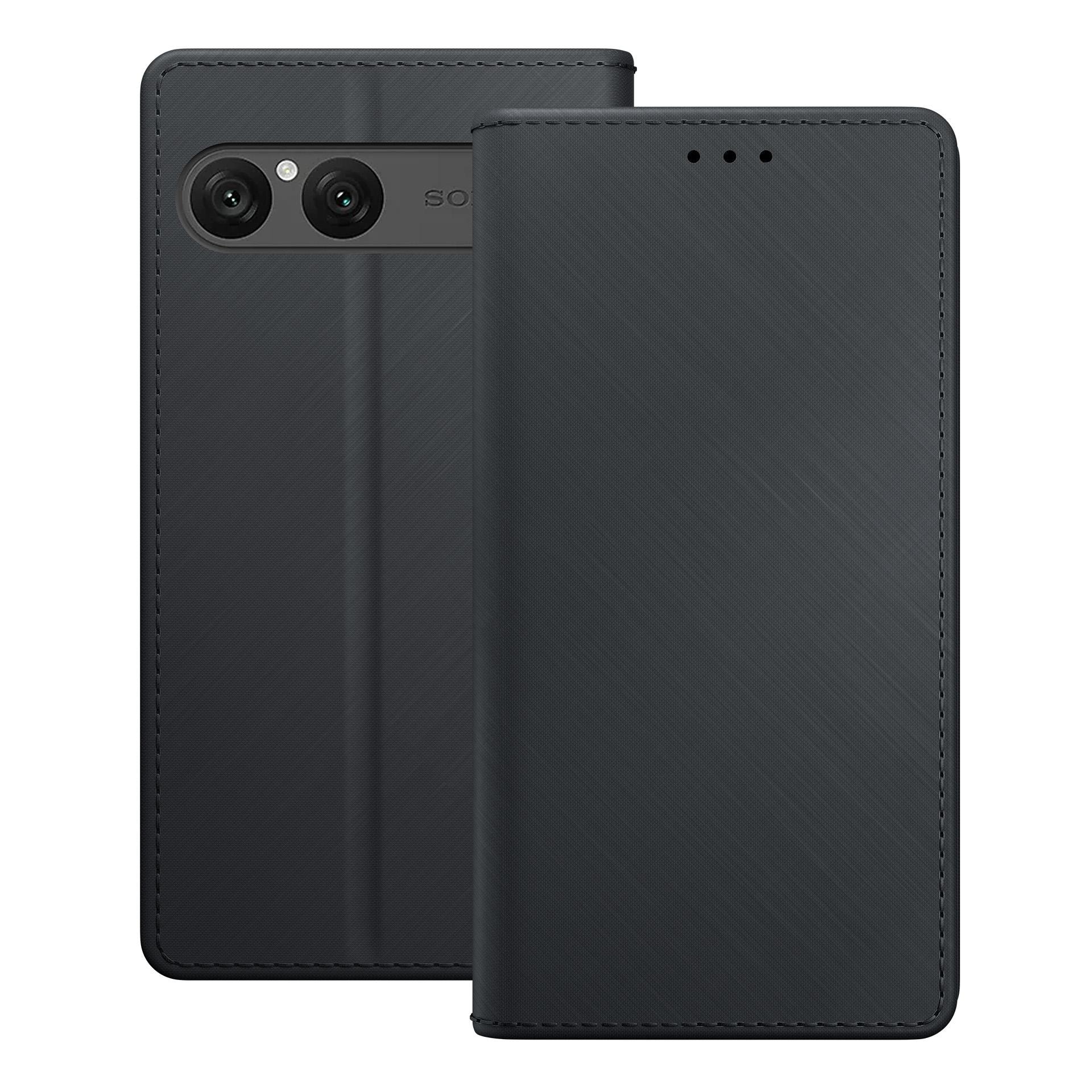 3mk Plånboksfodral för Sony Xperia 10 VII - Svart