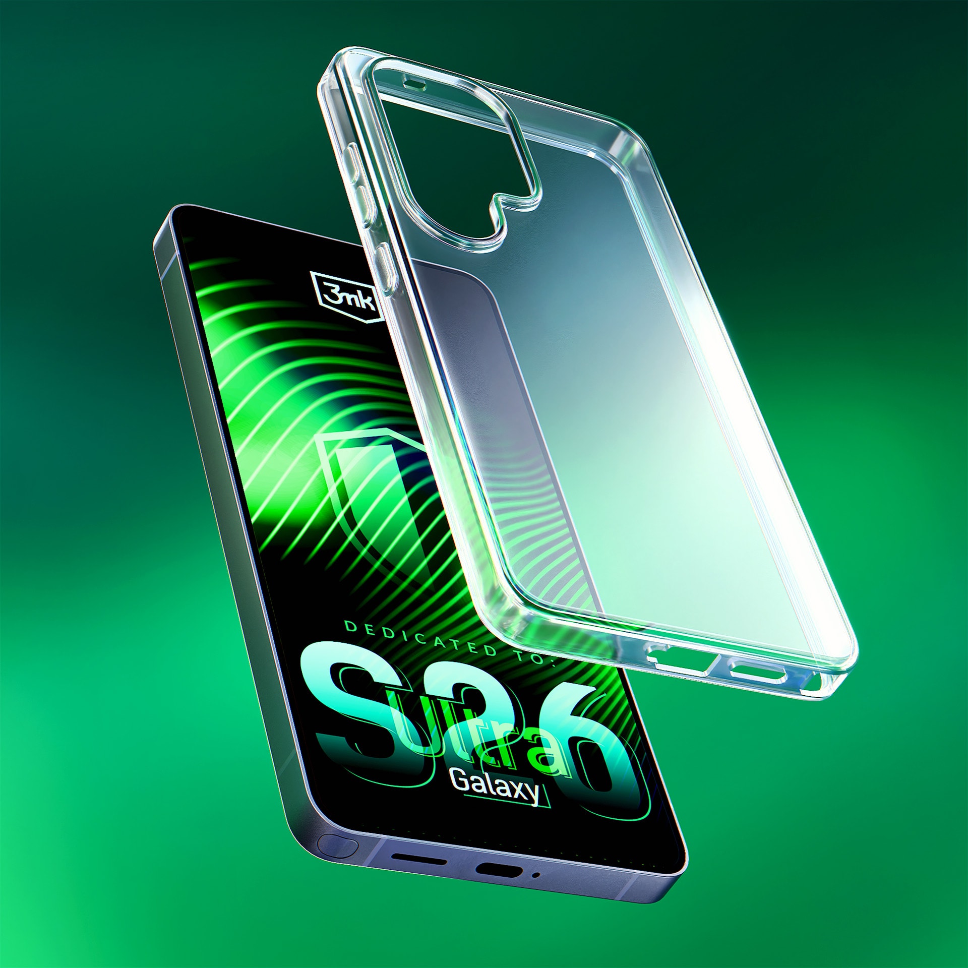 3mk Clear MagCase för Samsung Galaxy S26 Ultra - transparent
