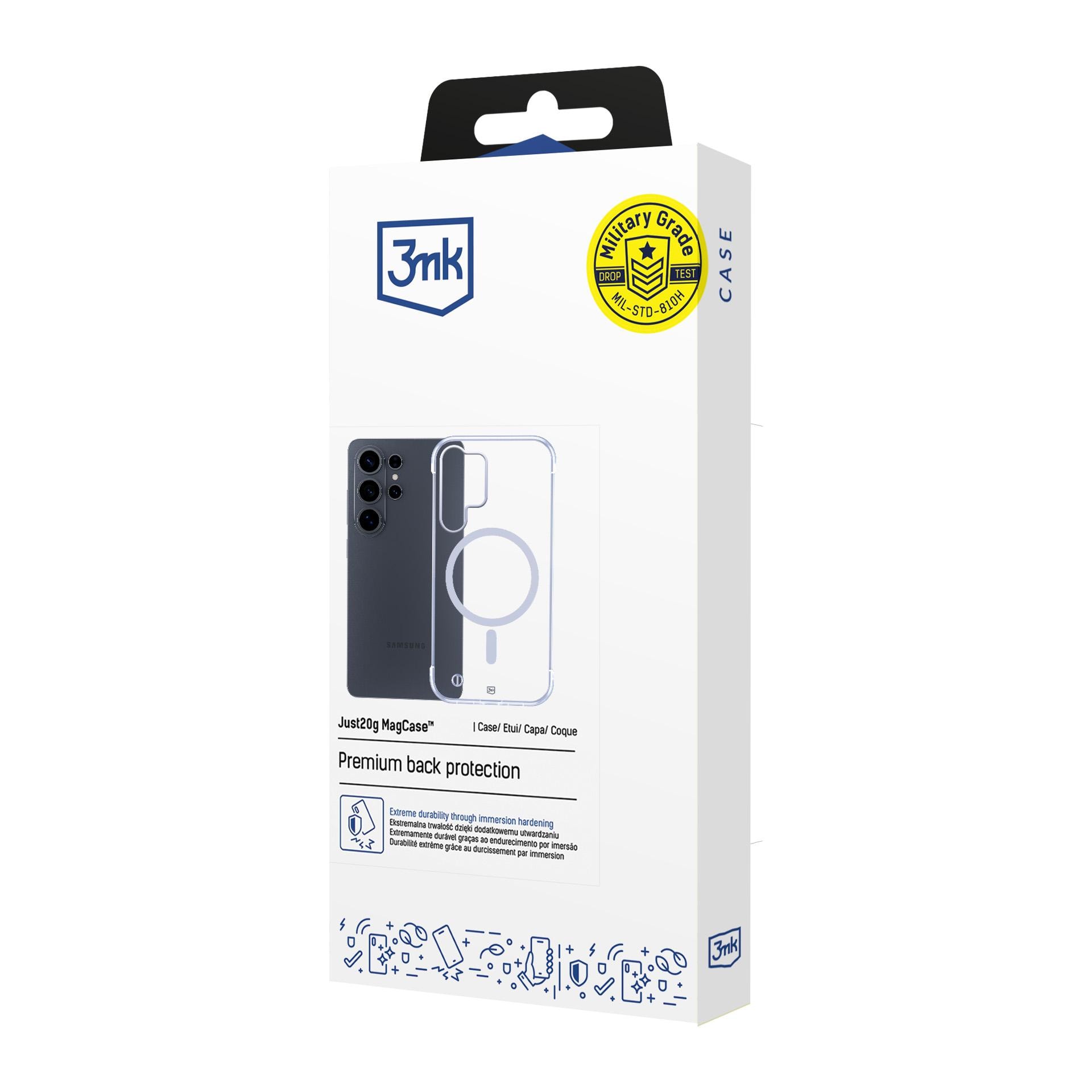 3mk Just20g MagCase för Samsung Galaxy S26 Ultra - Transparent