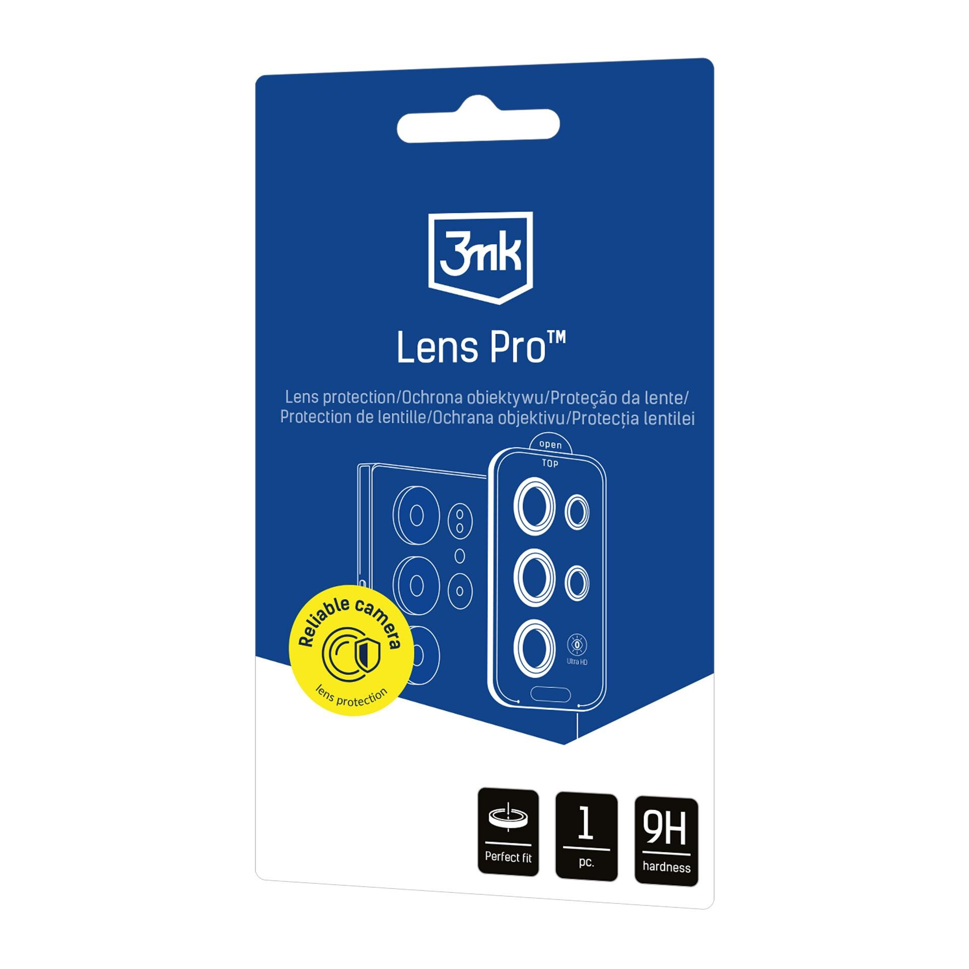3mk Lens Protection Pro Svart Hybridglas för kameralinsen på Samsung Galaxy S26+