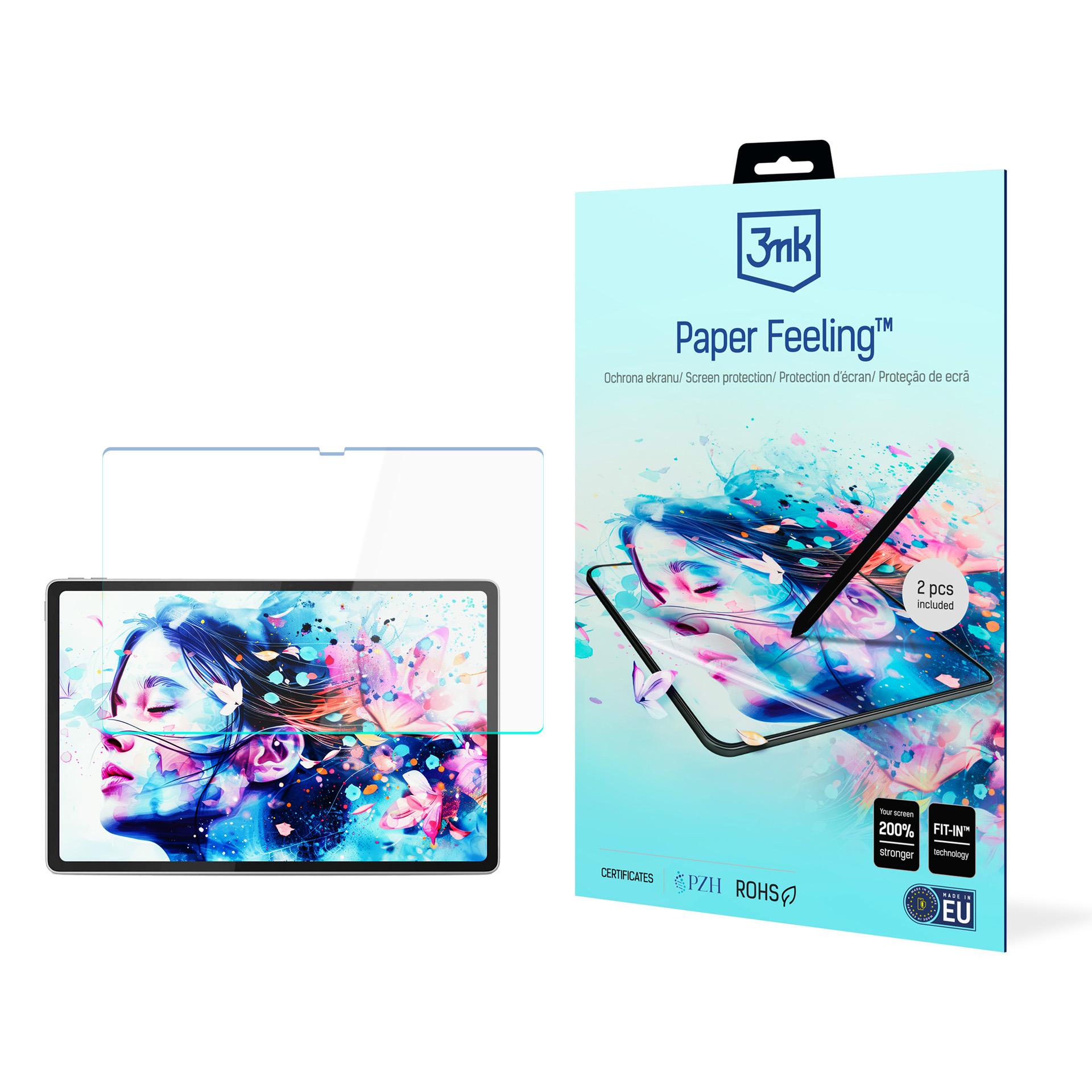 3mk Papper Känsla av skyddsfilm för Lenovo Idea Tab Plus 15"