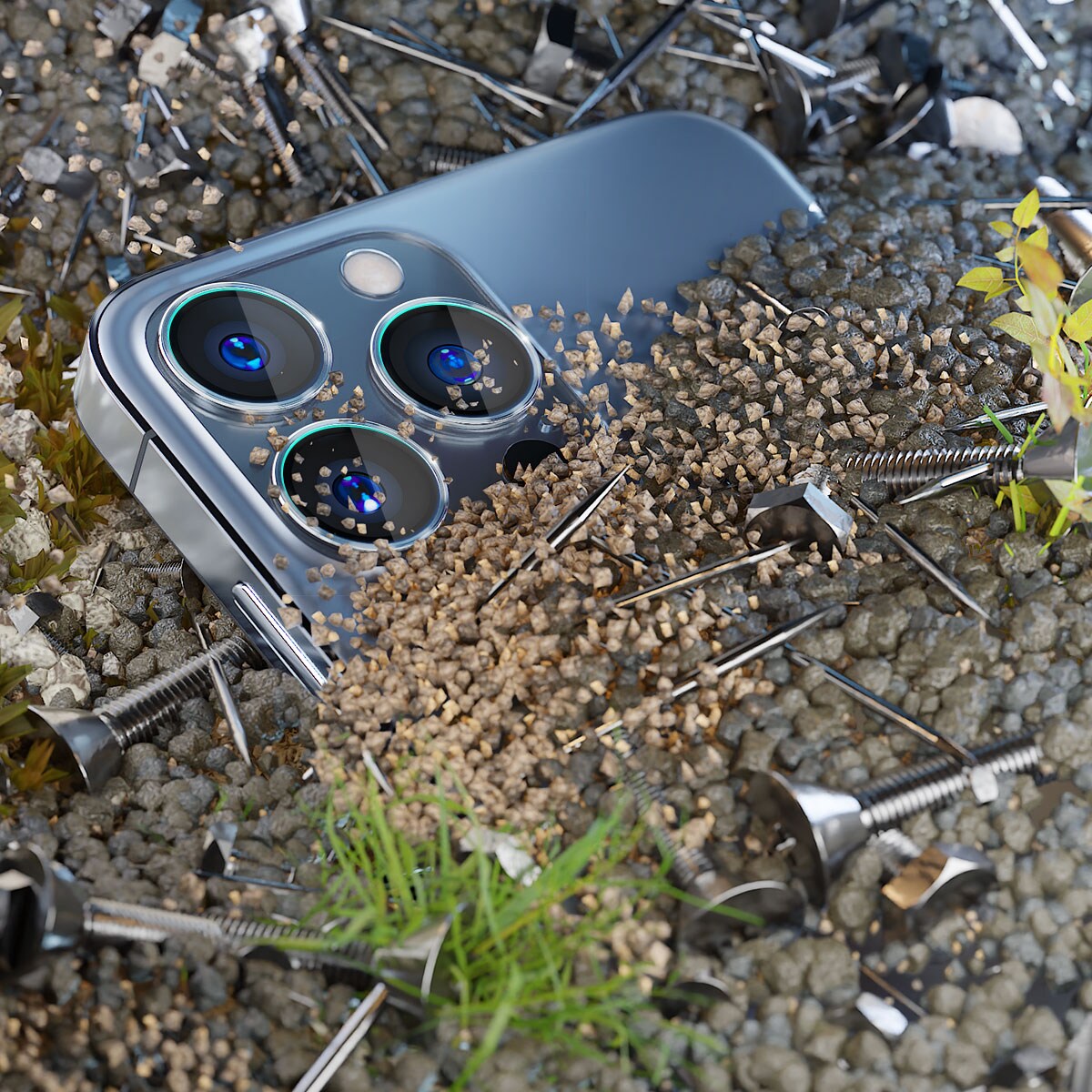 3mk Lens Protection Pro Black Hybrid Glass för kameralinser på Samsung Galaxy A37 / A57 5G