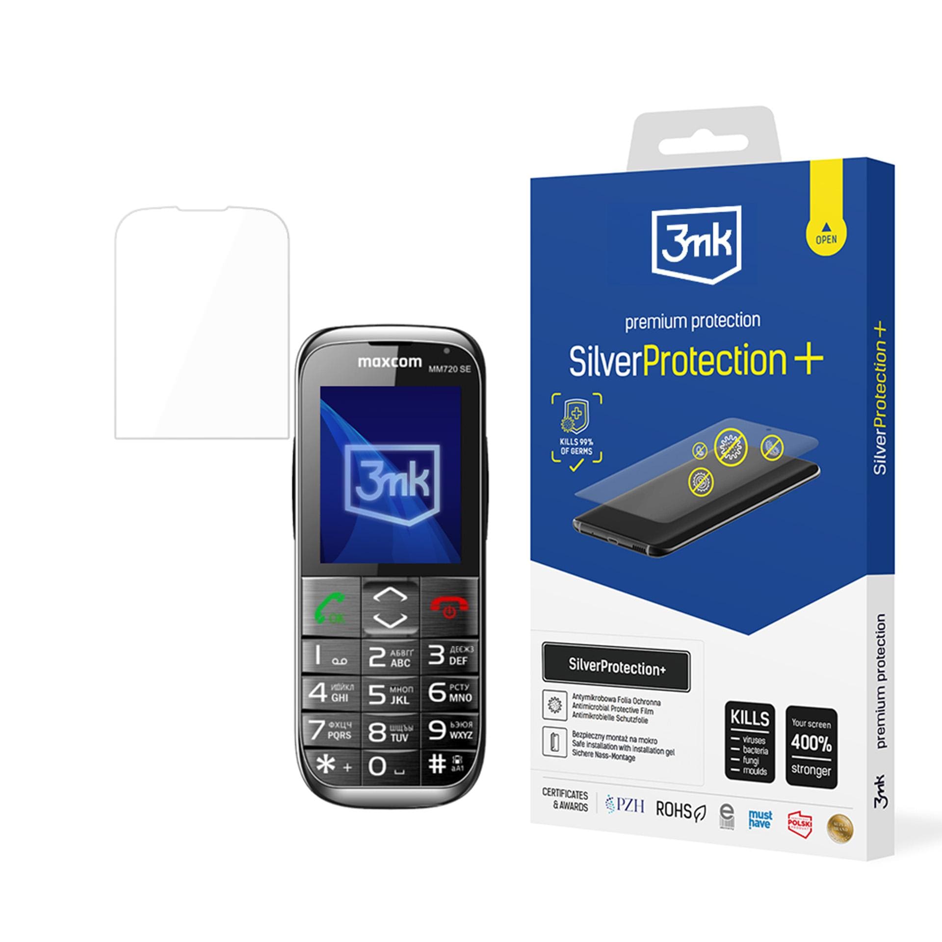 3mk SilverProtection+ skyddsfilm för Maxcom Comfort MM720
