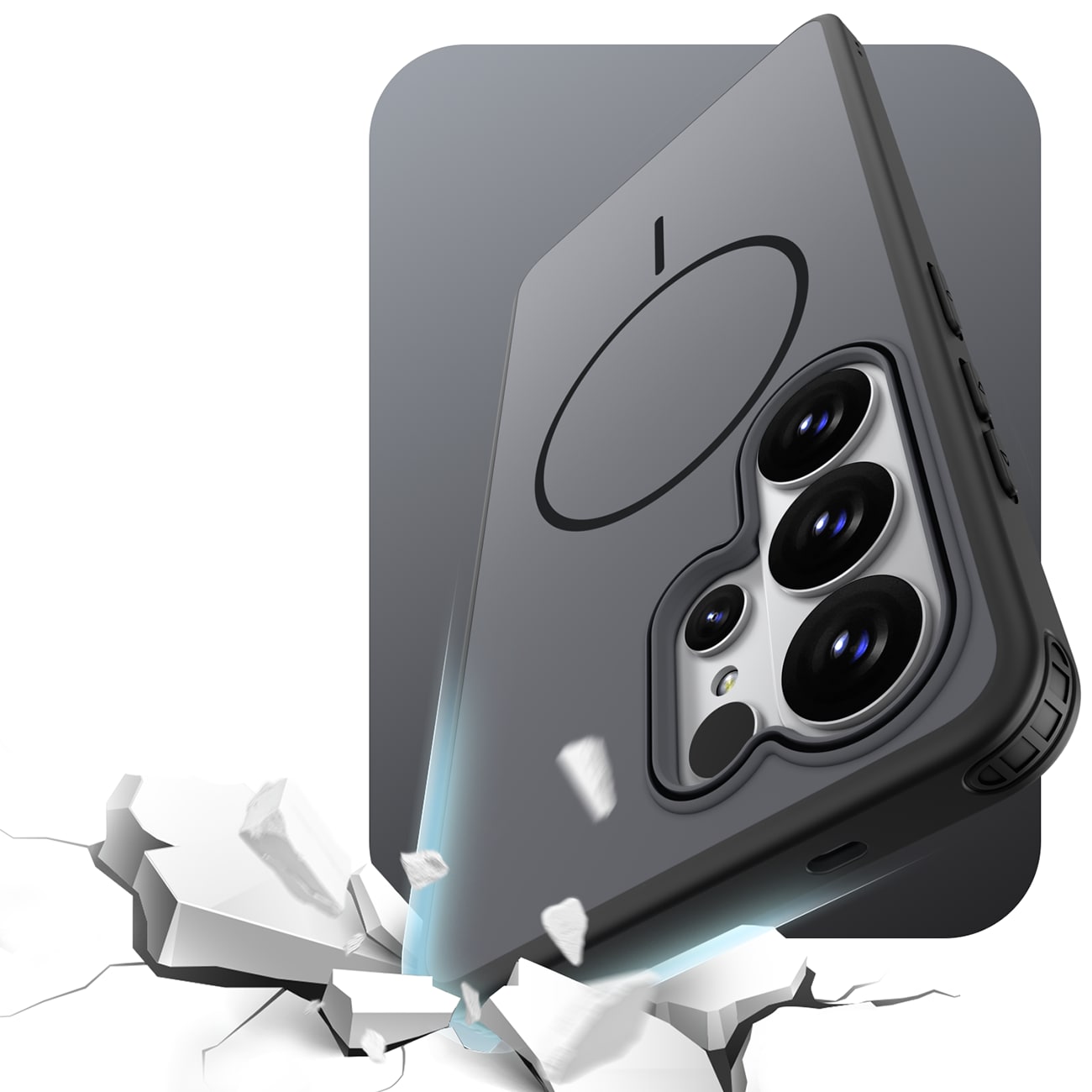 Hybrid Armor T-etui til Samsung Galaxy S26 - Sort