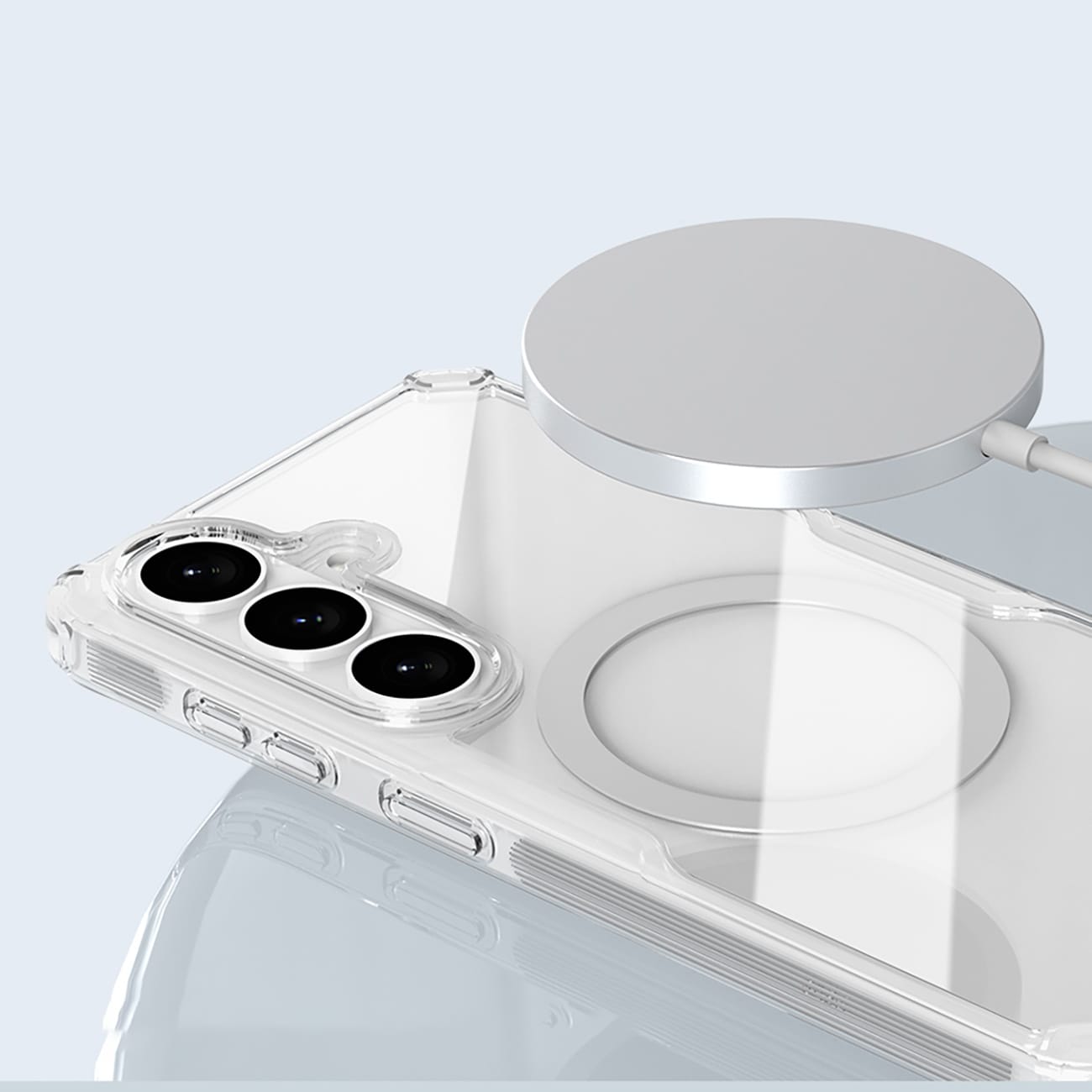 Nillkin Nature TPU Pro-fodral kompatibelt med MagSafe för Samsung Galaxy S26+ - Vit